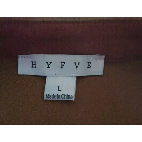 Hyfve Shacket Size L Feeling Of Fall Colorblock Snap closure Pockets - Picture 4 of 6